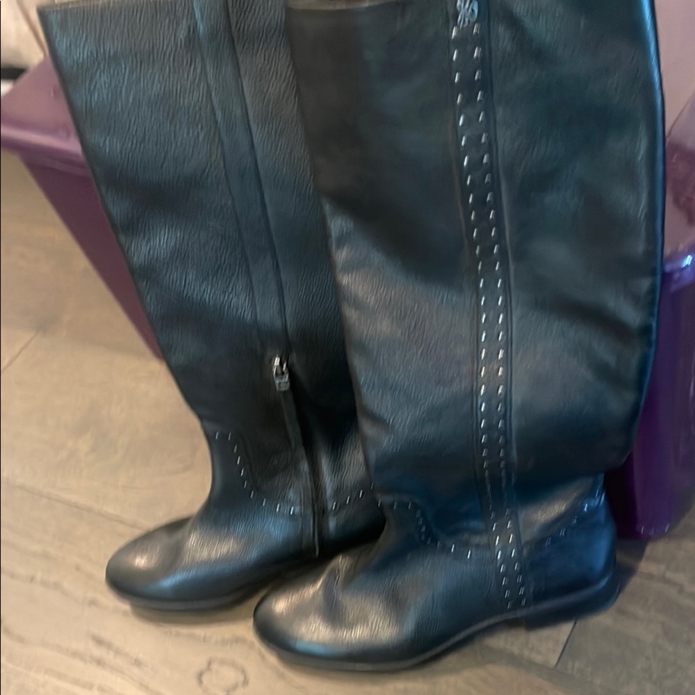 Sam Edelman Black Over the Knee Boots Timeless Elegance